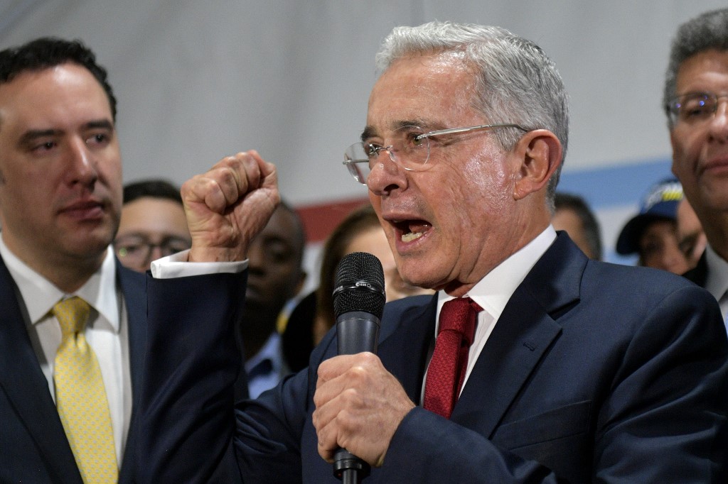Álvaro Uribe, expresidente colombiano
