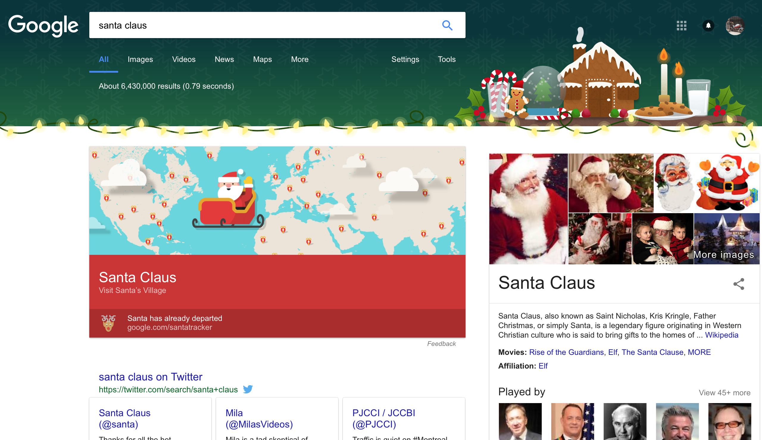 google y santa claus unen fuerza en navidad 