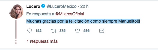 Mijares mensaje Lucero 6