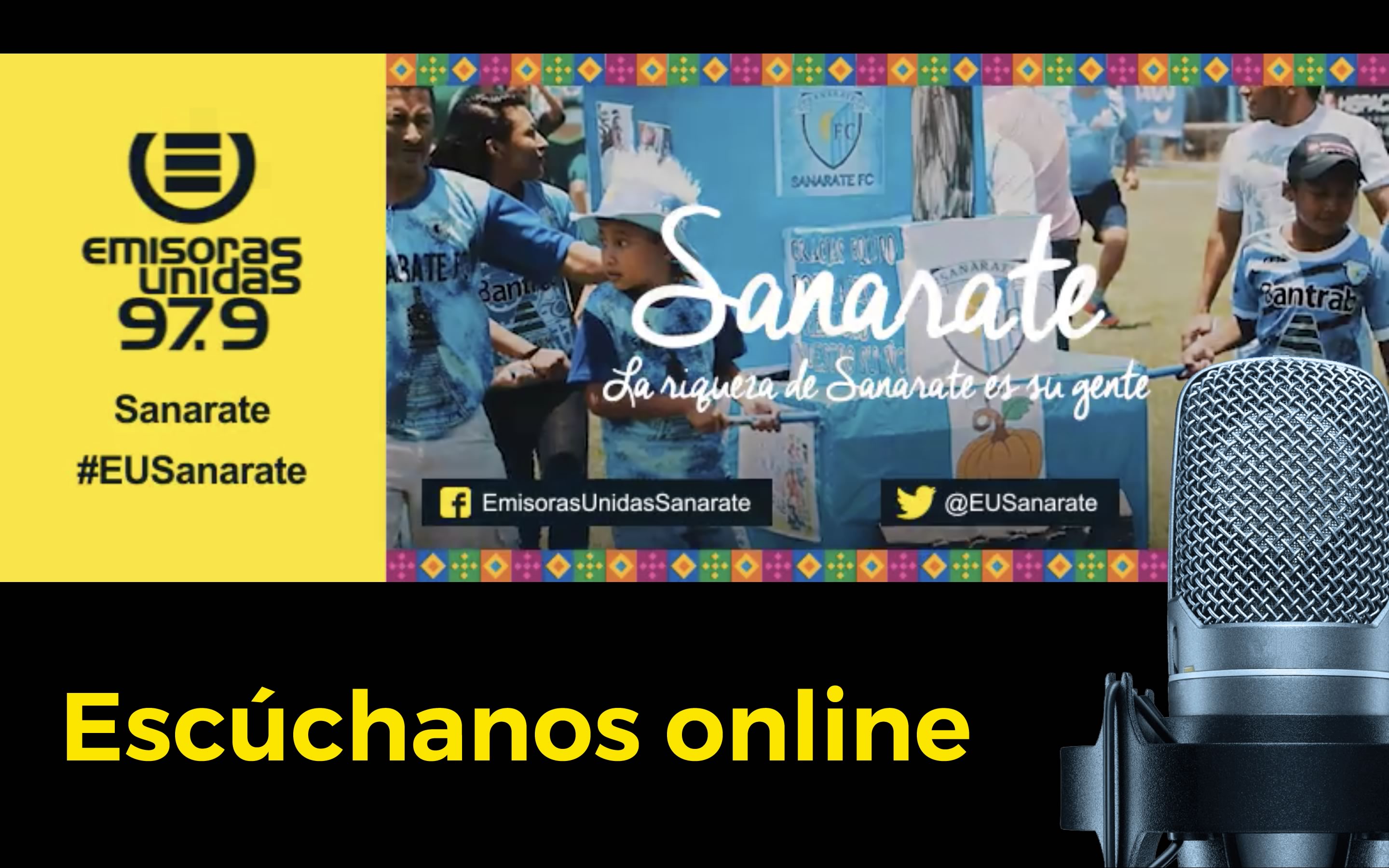 #eusanarate sanarate streaming online radio live guatemala emisoras unidas eu