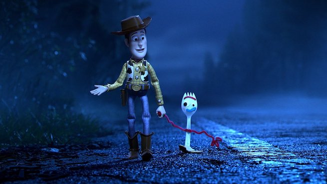 Toy Story 4, Woody y Forky 