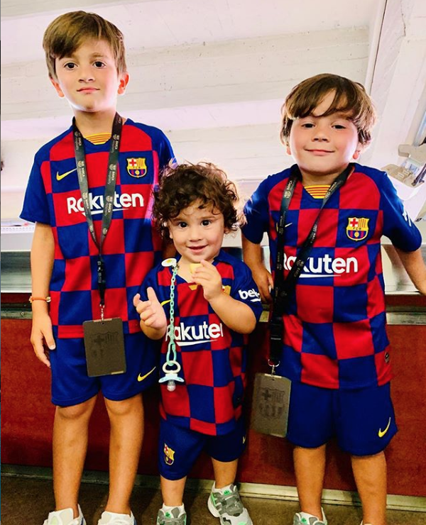 Mateo y Thiago Messi revientan las redes con su primera práctica de box