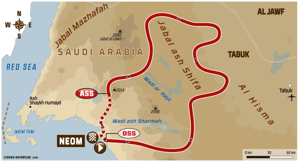 Tercera etapa del Rally Dakar 