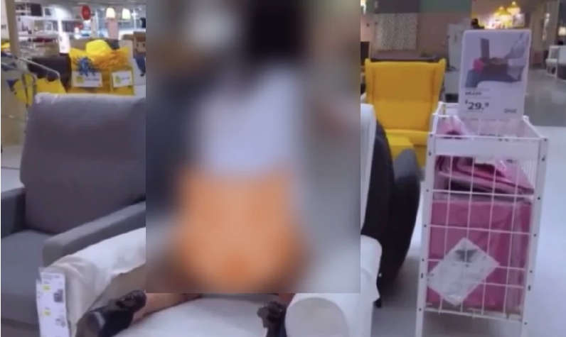 Vídeo de una mujer masturbándose en Ikea se hace viral en China