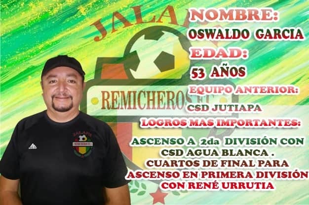 Carlos García, técnico de Remicheros FC