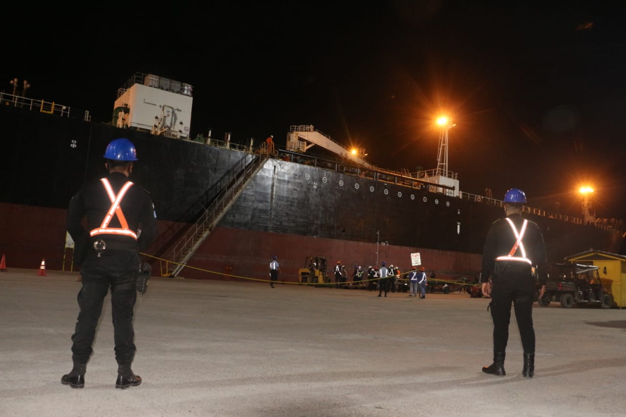 localizan droga en buque procedente de Colombia