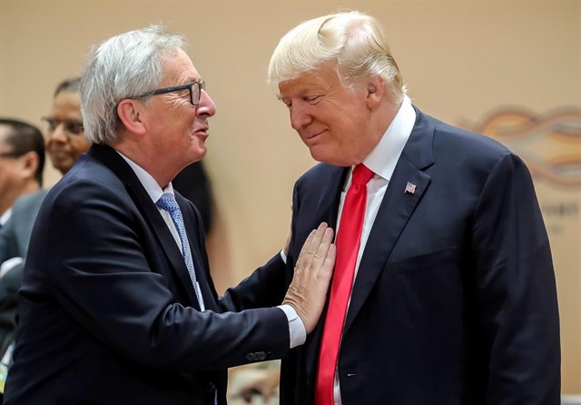 Reunión Trump con Jean-Claude Juncker