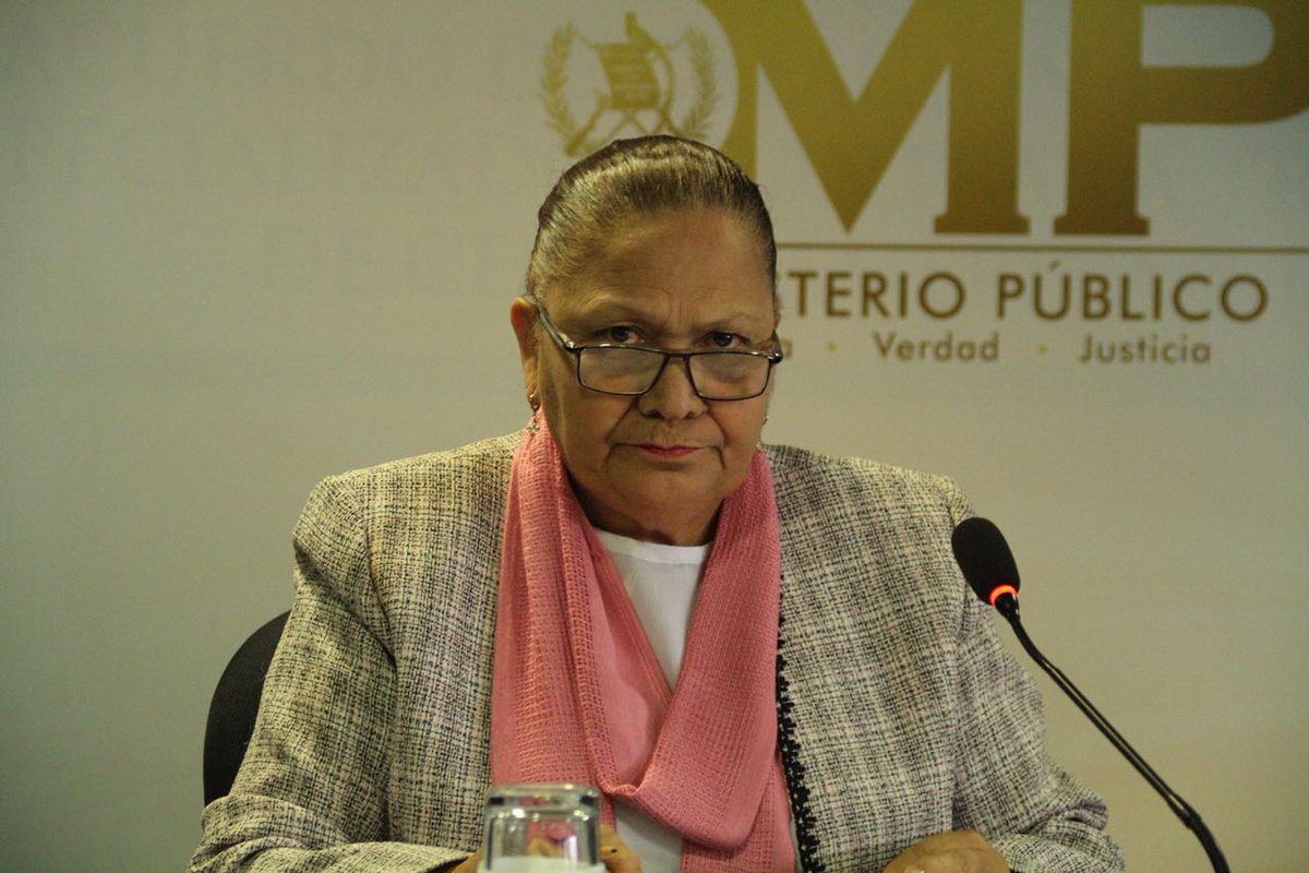 Fiscal General apoyo Sandra Torres