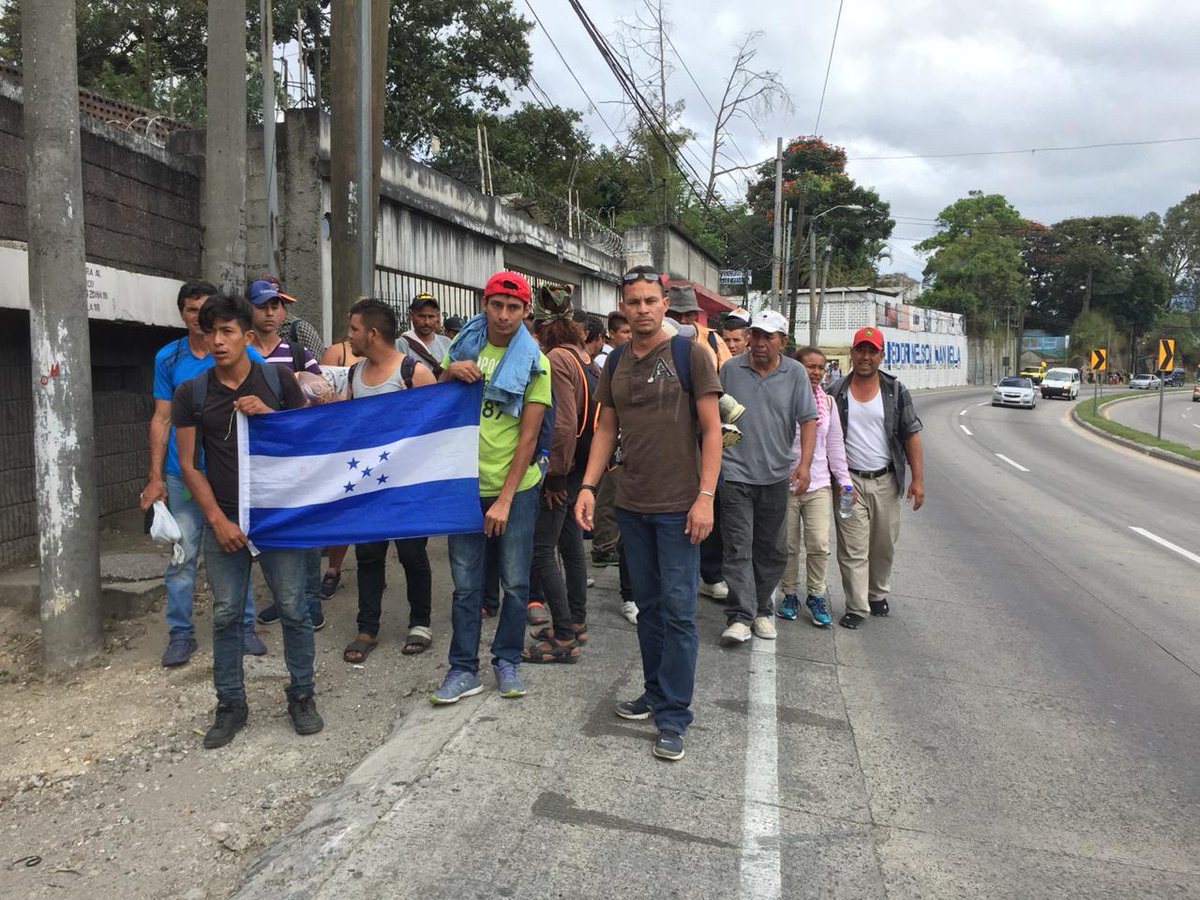 Caravana del migrante hondureño