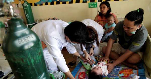 El brote de sarampión en Filipinas se agrava con 4.300 casos y 70 muertes