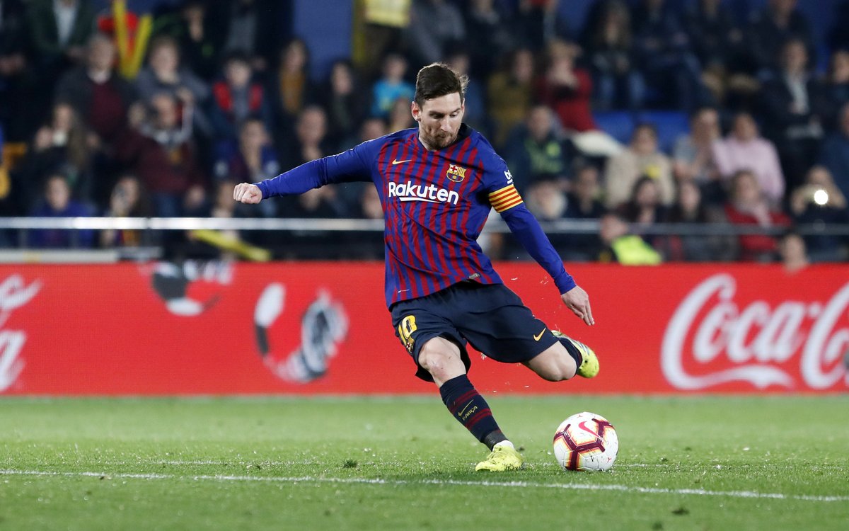 El gol de tiro libre de Messi rompió un nuevo récord