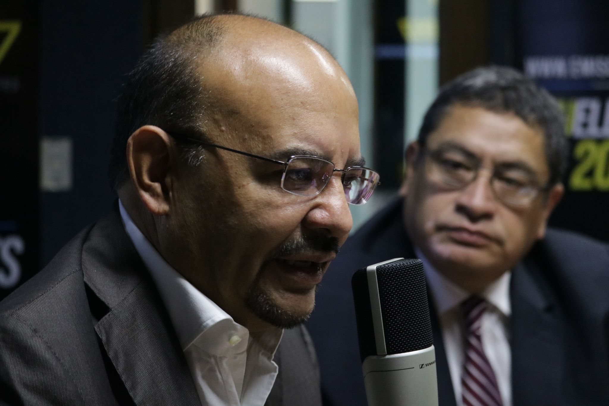 Manfredo Marroquín y Oscar Morales, candidatos a la presidencia y vicepresidencia de EG.
