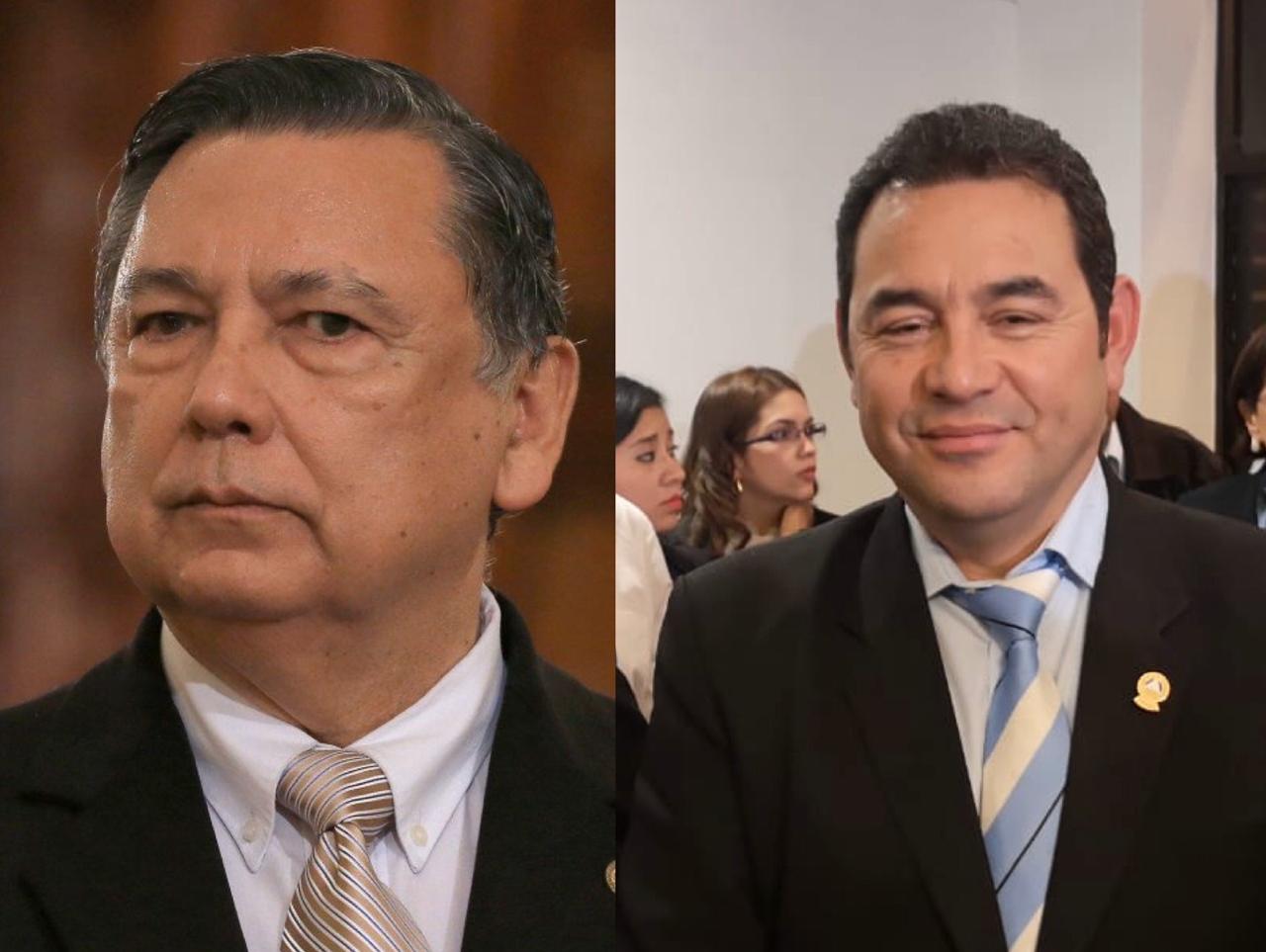 Fuentes Soria niega presiones para juramentar a Morales y Cabrera ante el Parlacen