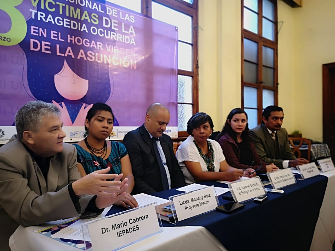 Activistas conmemoran tragedia del Hogar Seguro Vírgen de la Asunción