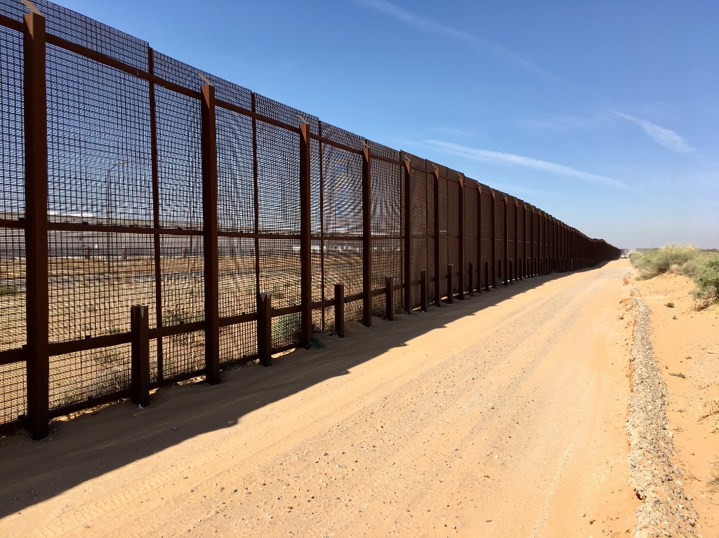 Muro fronterizo entre México y Estados Unidos