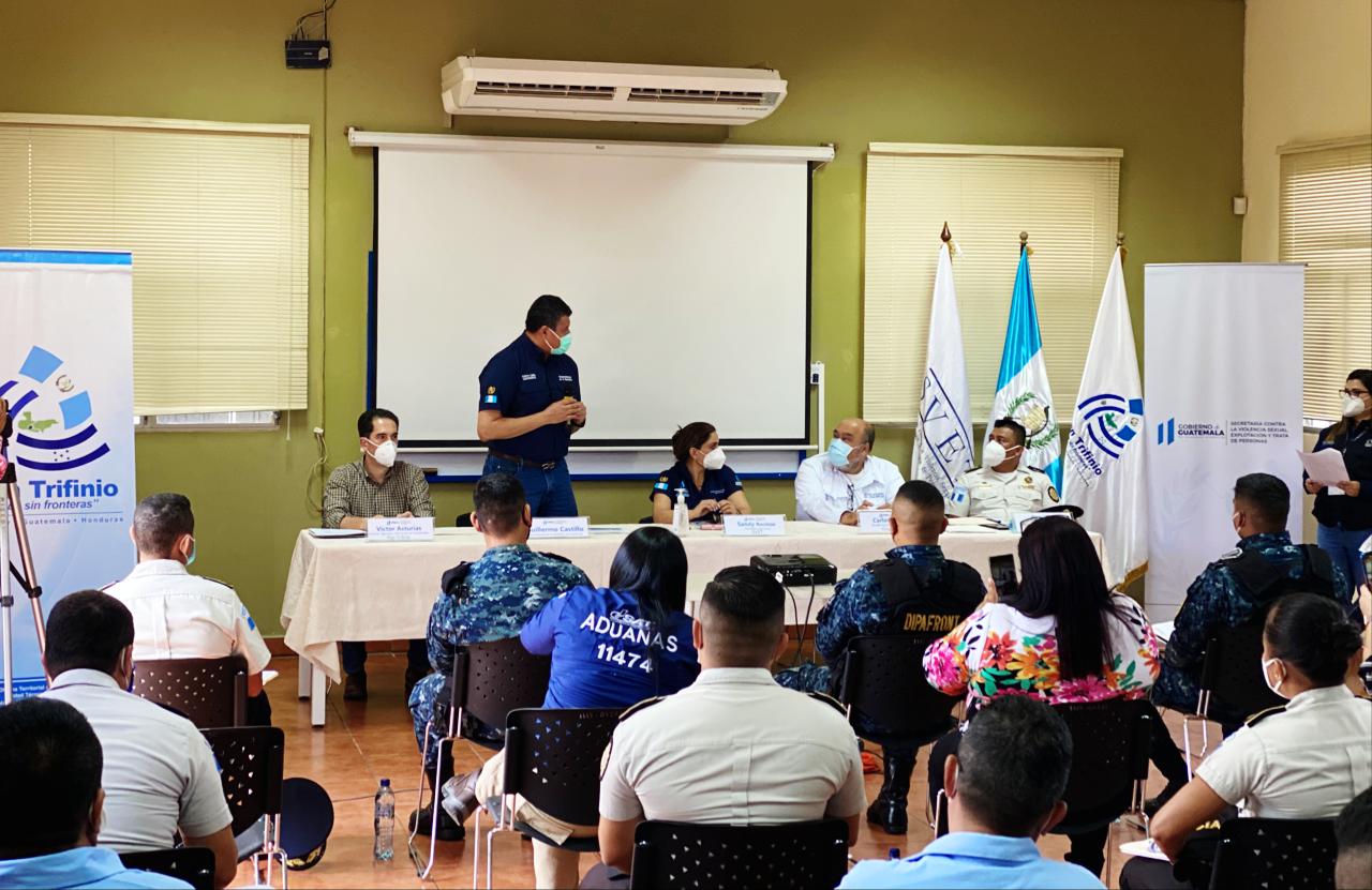 Vicepresidente participa en reunión contra la trata de personas en Chiquimula