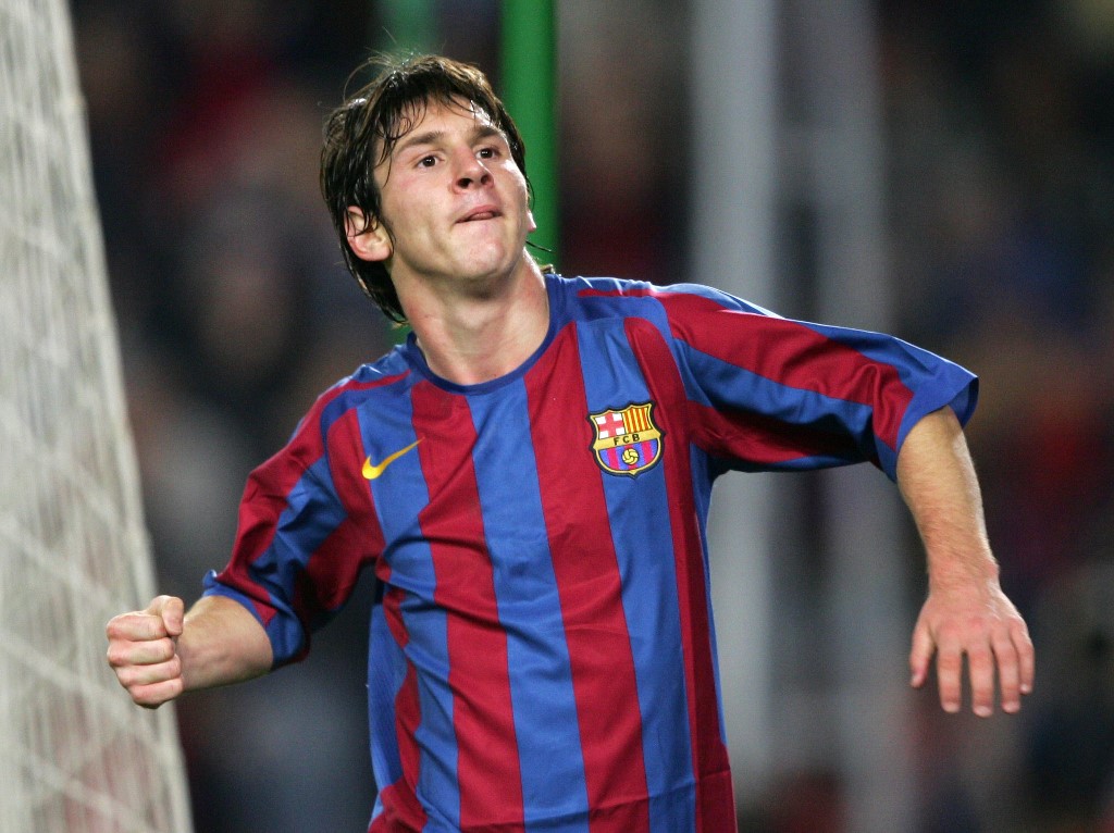 Messi cumple 20 años de haber llegado al Barcelona