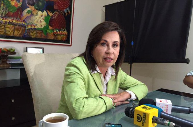 Sandra Torres, excandidata presidencial.