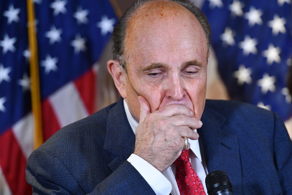 Rudy Giuliani, abogado de Donald Trump