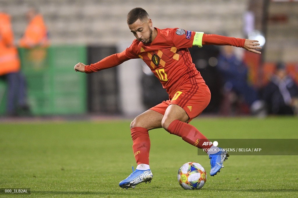 Eden Hazard nombrado jugador más emblemático en la historia de Bélgica