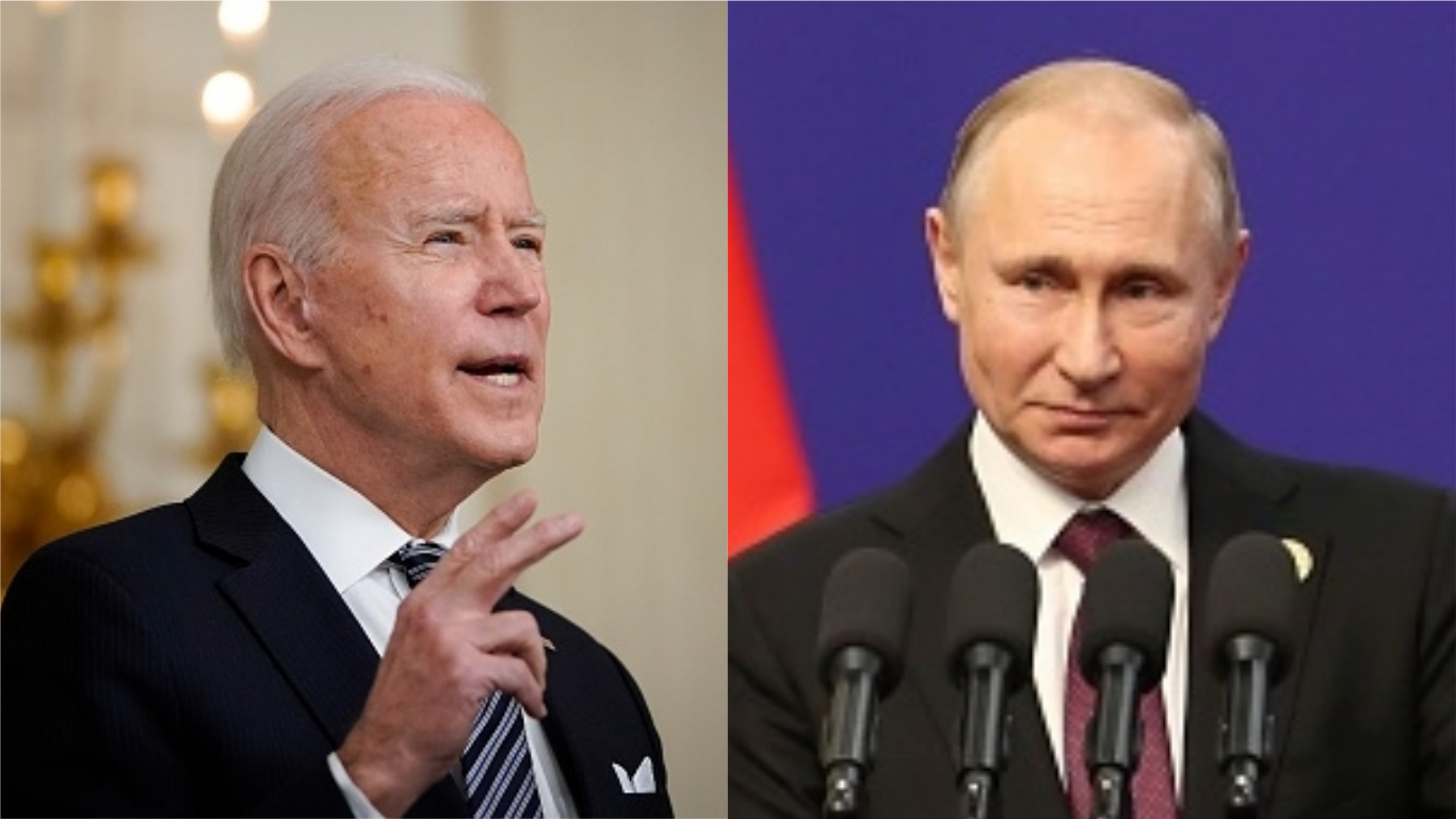 Joe Biden y Vladimir Putin