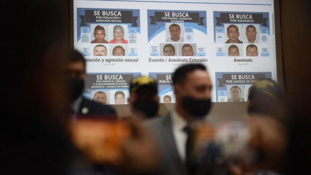 El Ministerio de Gobernación dio a conocer la lista de "los más buscados" por las autoridades guatemaltecas.