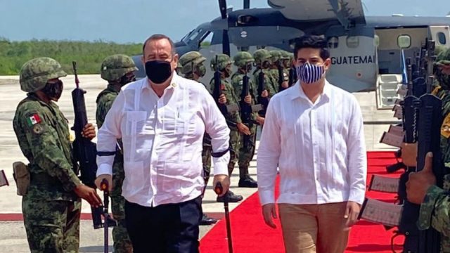 Presidente Alejandro Giammattei visita México
