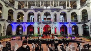 Alejandro Giammattei y Kamala Harris se reunirán en el Palacio Nacional