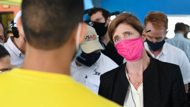 Samantha Power, jefa de USAID, visita El Salvador
