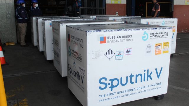 Guatemala recibe 100 mil segundas dosis de Sputnik V