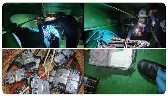 Izabal: Localizan cocaína en buque proveniente de Colombia