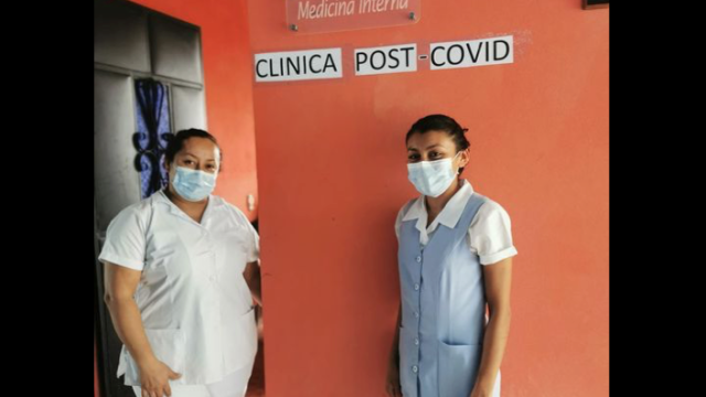 clínica de atención post Covid-19 en hospital de Melchor de Mencos, Petén