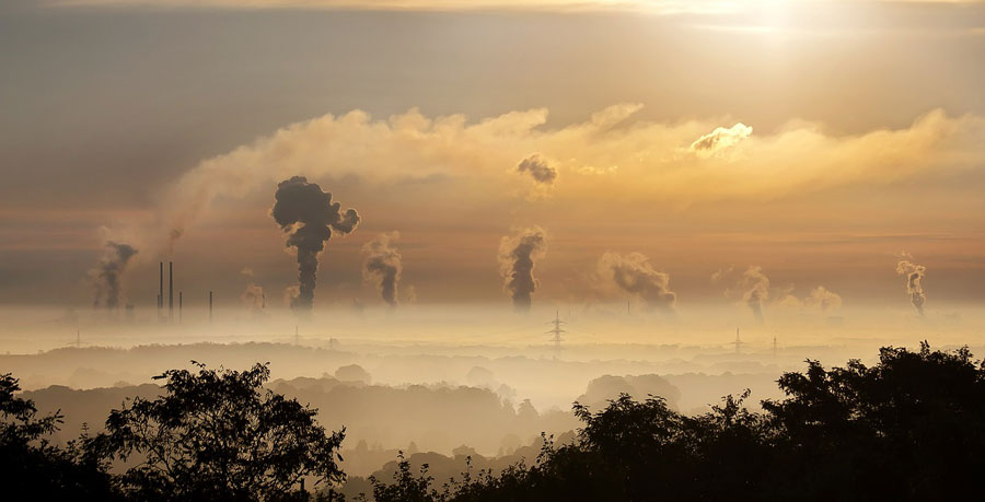 Contaminación del aire por parte de las industrias