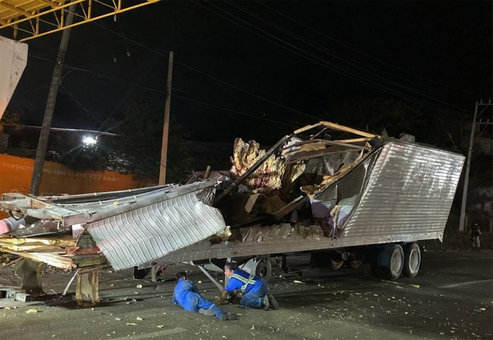 migrantes guatemaltecos mueren en accidente de trÃ¡iler en Chiapas, MÃ©xico