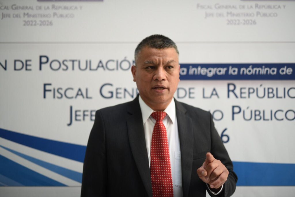 Mynor Hernández, candidato a fiscal general