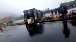 accidente de bus en Sololá