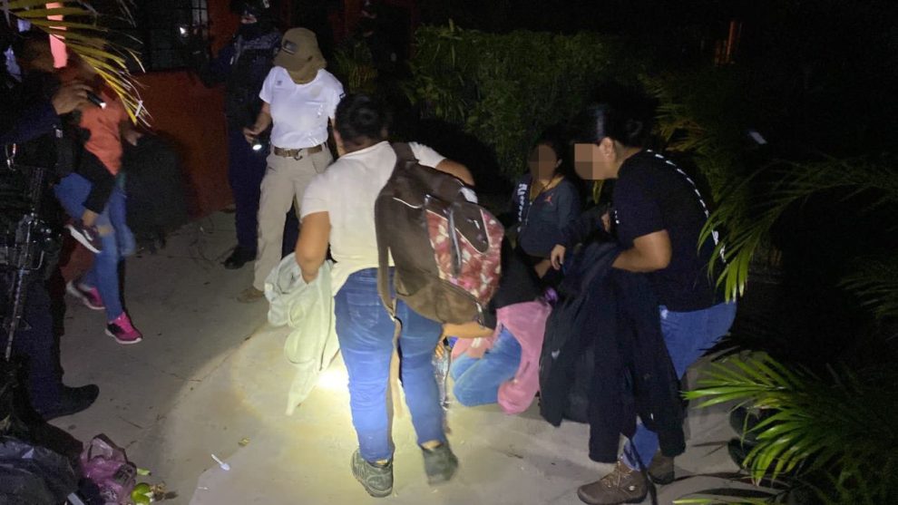 migrantes rescatados en México